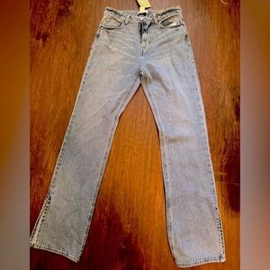 H&M jeans, high waisted, straight leg